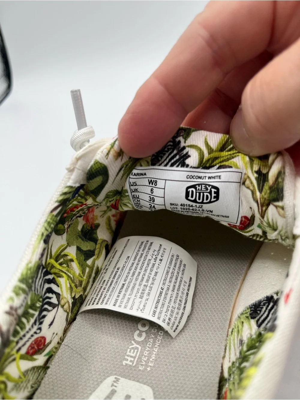 Hey Dude off white